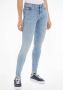 Tommy Hilfiger Klassieke Skinny Jeans met Faded Wash Blue Dames - Thumbnail 4