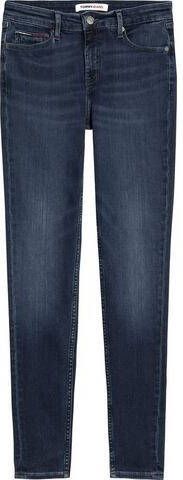 TOMMY JEANS Skinny fit jeans NORA MR SKNY CE237 met logobadge & borduursels