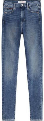 TOMMY JEANS Skinny fit jeans SYLVIA HR SPR SKNY met logobadge & borduursels