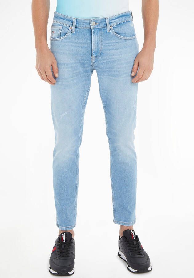 TOMMY JEANS Slim fit jeans AUSTIN SLIM TPRD BG7114 met merklabel