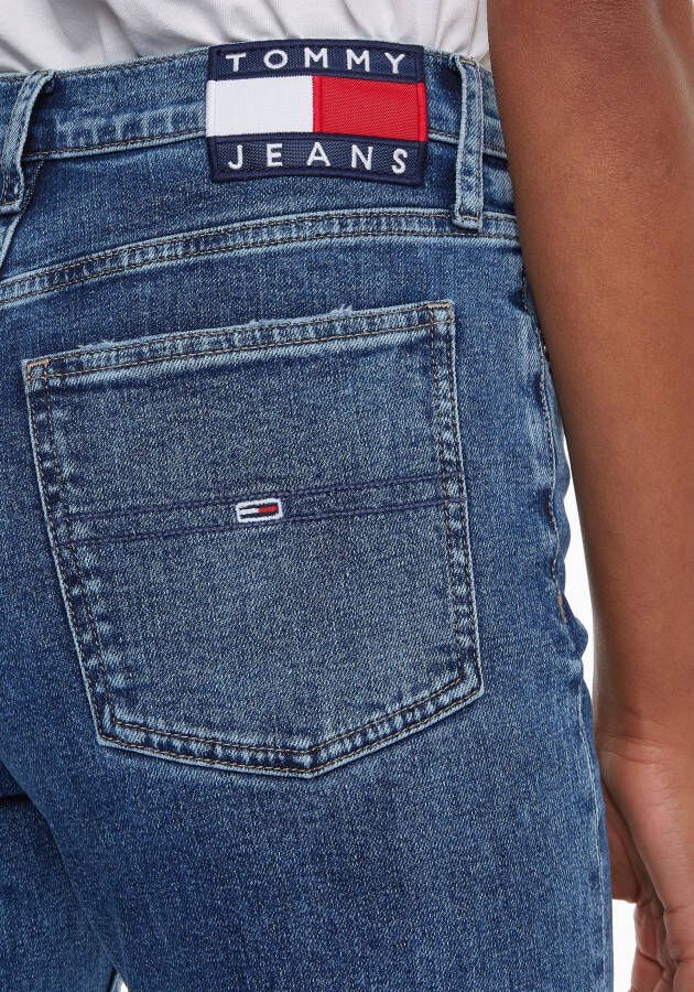 TOMMY JEANS Slim fit jeans IZZIE HR SLIM ANKLE CF6151 met -logobadge