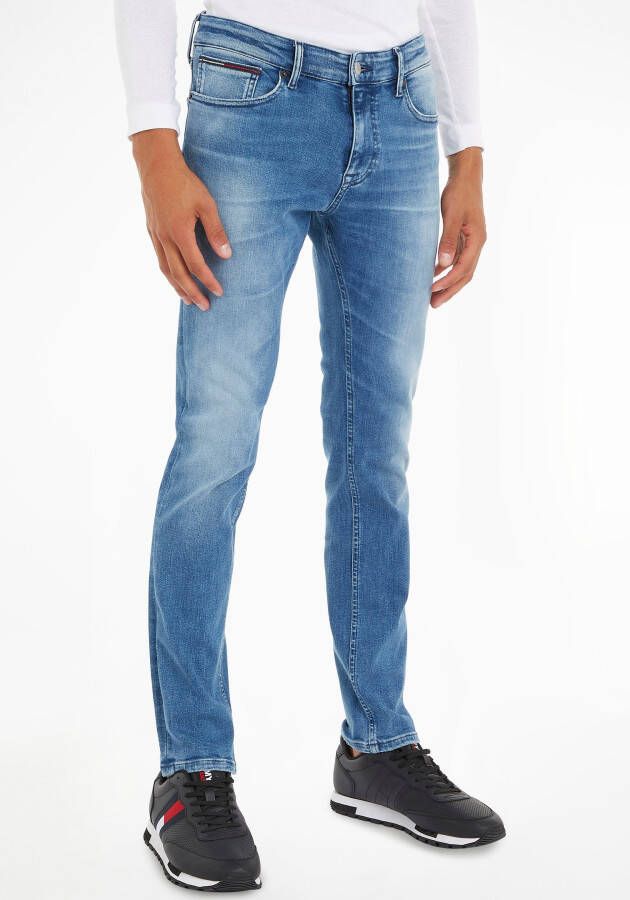 TOMMY JEANS Slim fit jeans SCANTON SLIM met merklabel (1-delig)