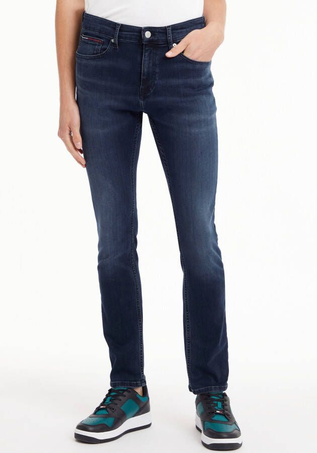 Tommy Jeans Slim fit jeans met labelpatch model 'SCANTON'