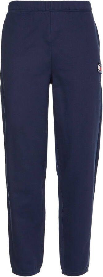 Tommy Jeans Blauwe Biologisch Katoen Elastische Taille Broek Blue Heren
