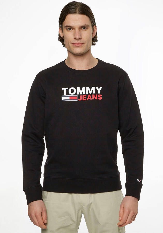 Tommy Hilfiger Veelzijdige Sweatshirt van Hoge Kwaliteit voor Mannen Black Heren