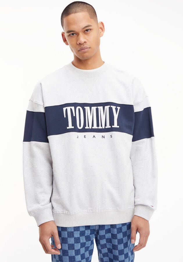 TOMMY JEANS Sweatshirt TJM REG AUTHENTIC BLOCK CREW