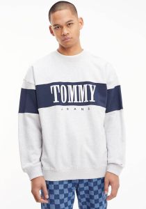 Tommy Hilfiger Jeans Men Grey Sweatshirt Grijs Heren