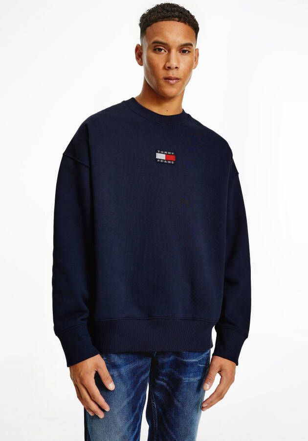 Tommy Jeans sweater met biologisch katoen twilight navy