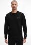 Tommy Hilfiger Zwarte katoenen trui met borduursel Black Heren - Thumbnail 1