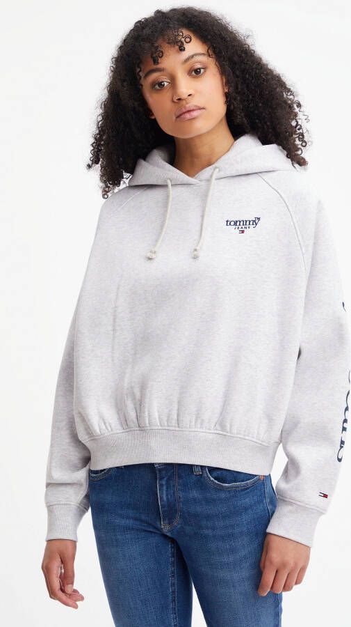 TOMMY JEANS Sweatshirt TJW RLXD LOWER CASE 2 HOODIE met logo-borduursels