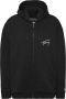 Tommy Hilfiger Zwarte hoodie met rits en borduurwerk Black Dames - Thumbnail 1