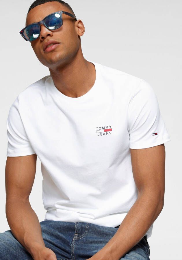 TOMMY JEANS T-shirt TJM CHEST LOGO TEE met merklabel