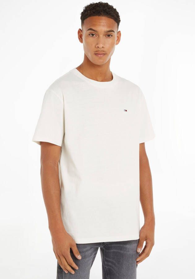 TOMMY JEANS T-shirt TJM CLSC SOLID TEE met een ronde hals