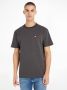 TOMMY JEANS Heren Polo's & T-shirts Tjm Classic Waffle Tee Grijs - Thumbnail 1