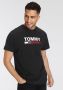 Tommy Hilfiger Men& Short Sleeve T-shirt Black Zwart Heren - Thumbnail 3