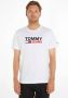 Tommy Jeans Tommy Hilfiger Jeans Men's T-shirt White Heren - Thumbnail 1