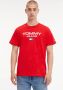 Tommy Jeans Tommy Hilfiger Jeans Men's T-shirt Rood Heren - Thumbnail 2