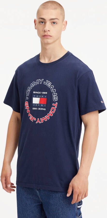 TOMMY JEANS T-shirt TJM RLXD ATHLETIC TEE met logoprint