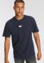 TOMMY JEANS Heren Polo's & T-shirts Tjm Tommy Badge Tee Donkerblauw - Thumbnail 2