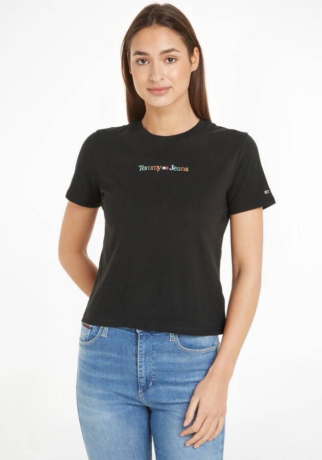 Tommy Jeans Tommy Hilfiger Jeans Women's T-shirt Zwart Dames