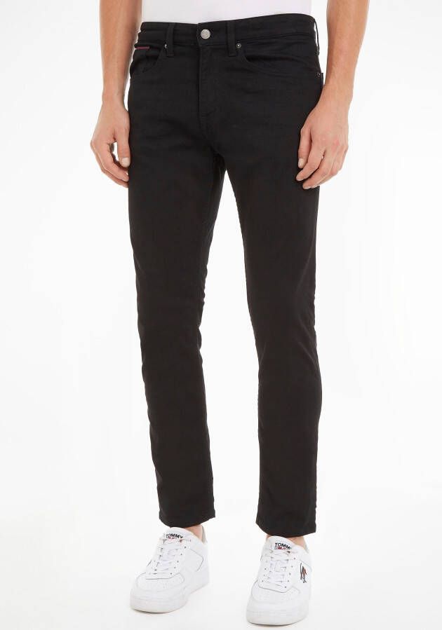 Tommy Jeans Korte slim fit jeans in 5-pocketmodel model 'Austin'
