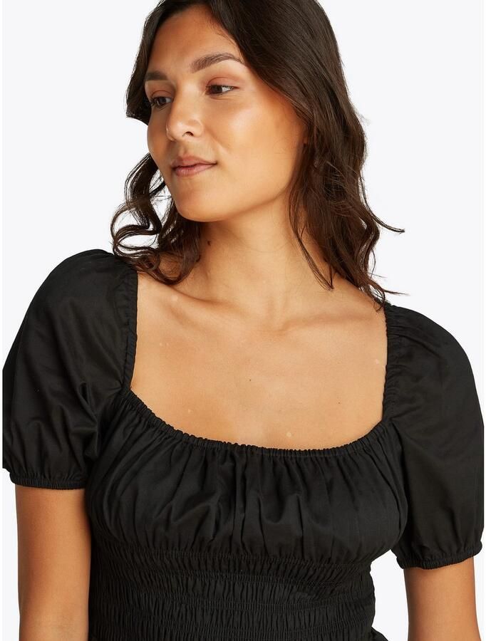 TOMMY JEANS Babydolljurk TJW COTTON VOILE MINI DRESS EXT