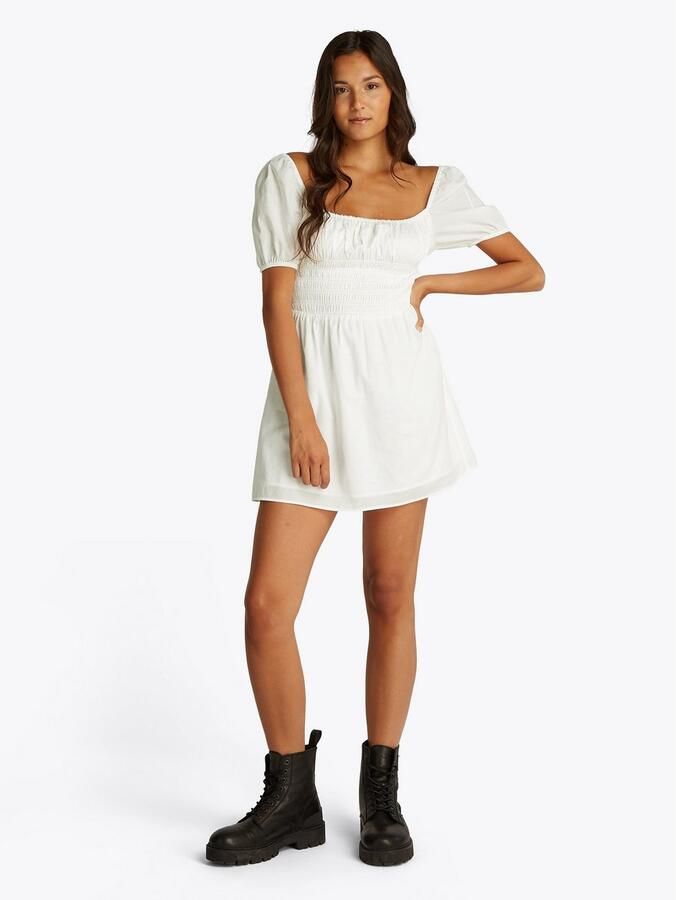 TOMMY JEANS Babydolljurk TJW COTTON VOILE MINI DRESS EXT - Foto 3