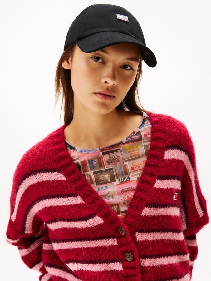 TOMMY JEANS Baseball pet HERITAGE PLAQUE BRUSHED CAP