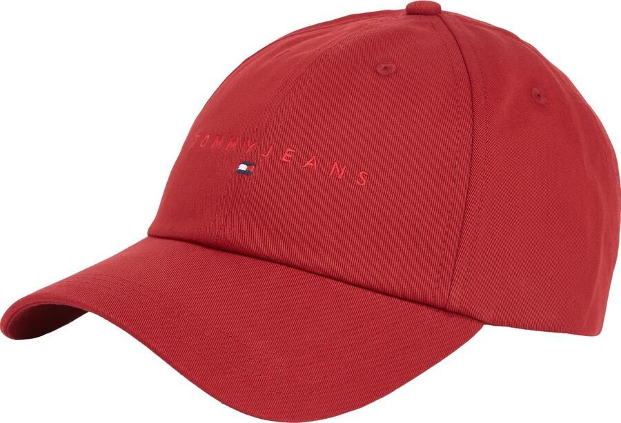TOMMY JEANS Baseball pet TJM LINEAR LOGO CAP Klem sluiting logo borduursel tekst UNISEX - Foto 4