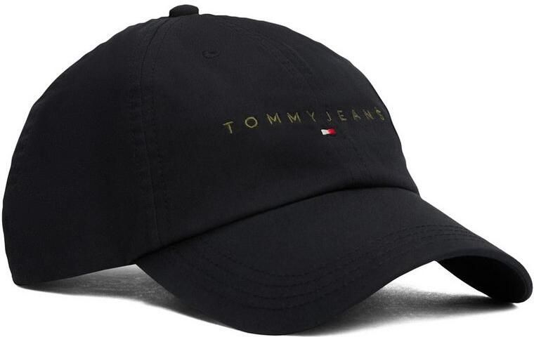 TOMMY JEANS Baseball pet TJM LINEAR LOGO CAP Klem sluiting logo borduursel tekst UNISEX - Foto 4