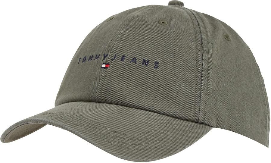 TOMMY JEANS Baseball pet TJM LINEAR WASHED CAP Logoborduurwerk opschrift flexibel in maat verstelbaar - Foto 3