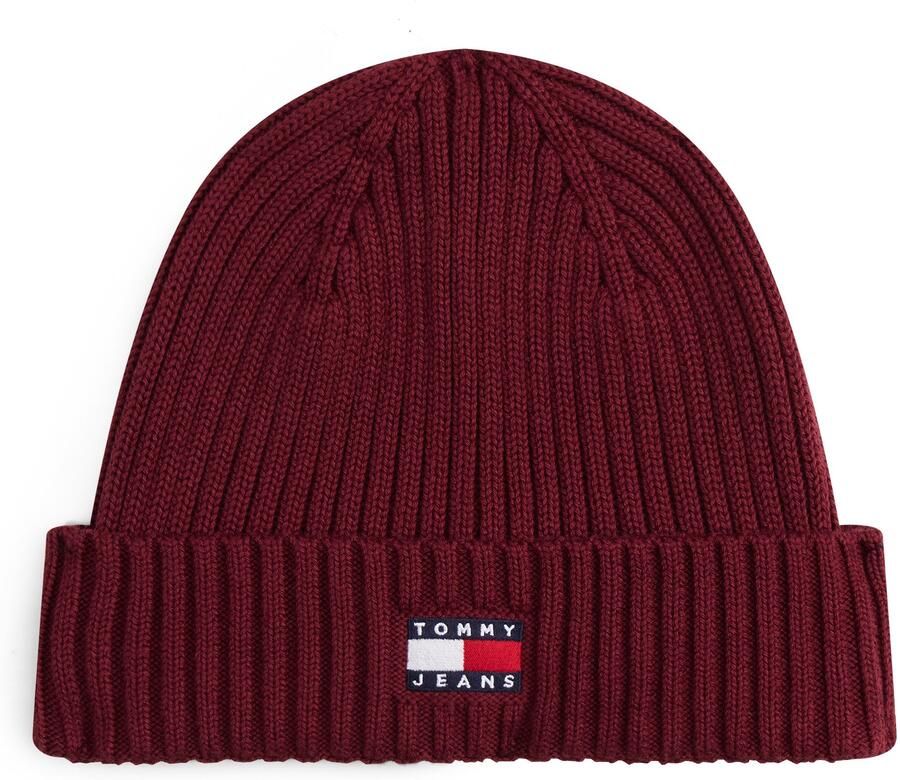 TOMMY JEANS Beanie TJM HERITAGE CORE Ribbreisel omslag normale pasvorm - Foto 3