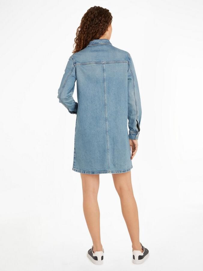 TOMMY JEANS Blousejurk ALINE LS DRESS CH6119 EXT - Foto 3