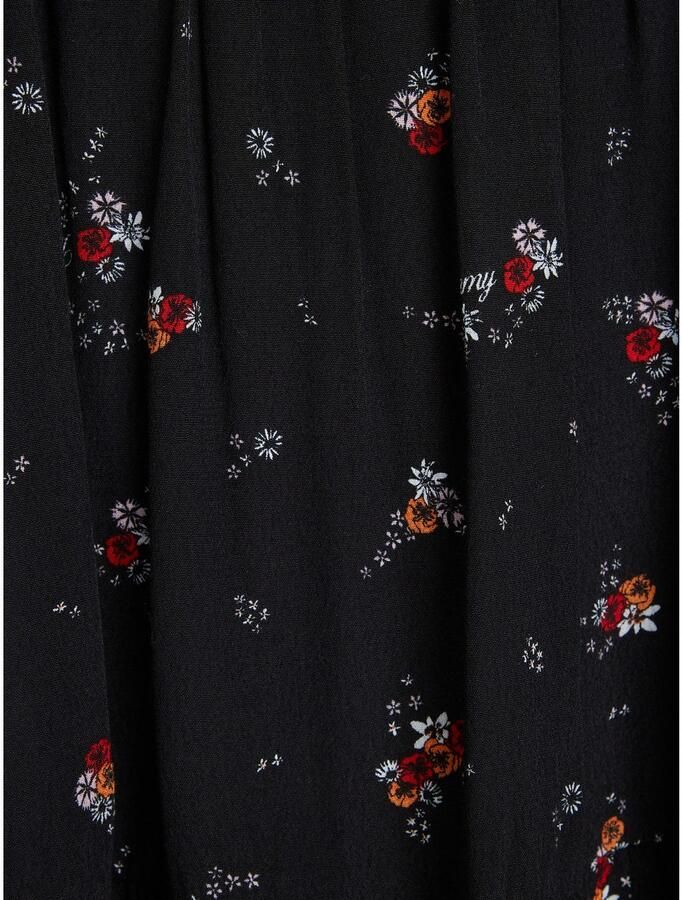 Tommy Jeans Curve Blousejurk TJW BLACK FLORAL TIERD DRESS EXT - Foto 2