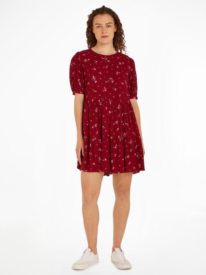 TOMMY JEANS Blousejurk TJW FLORAL TIERED ALINE DRESS - Foto 6