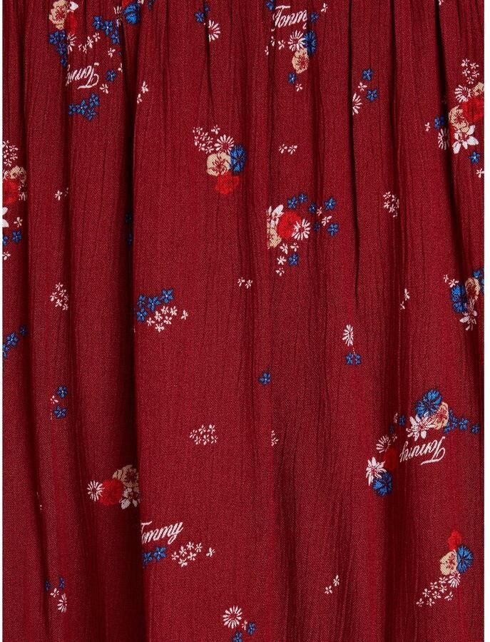 TOMMY JEANS Blousejurk TJW FLORAL TIERED ALINE DRESS