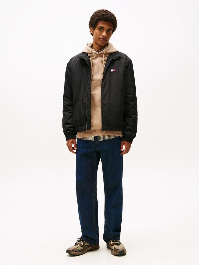 TOMMY JEANS Blouson TJM ESSENTIAL PADDED JACKET EXT Vrijetijdsjas overgangsjas glanzend stretch manchetten opstaande kraag - Foto 8