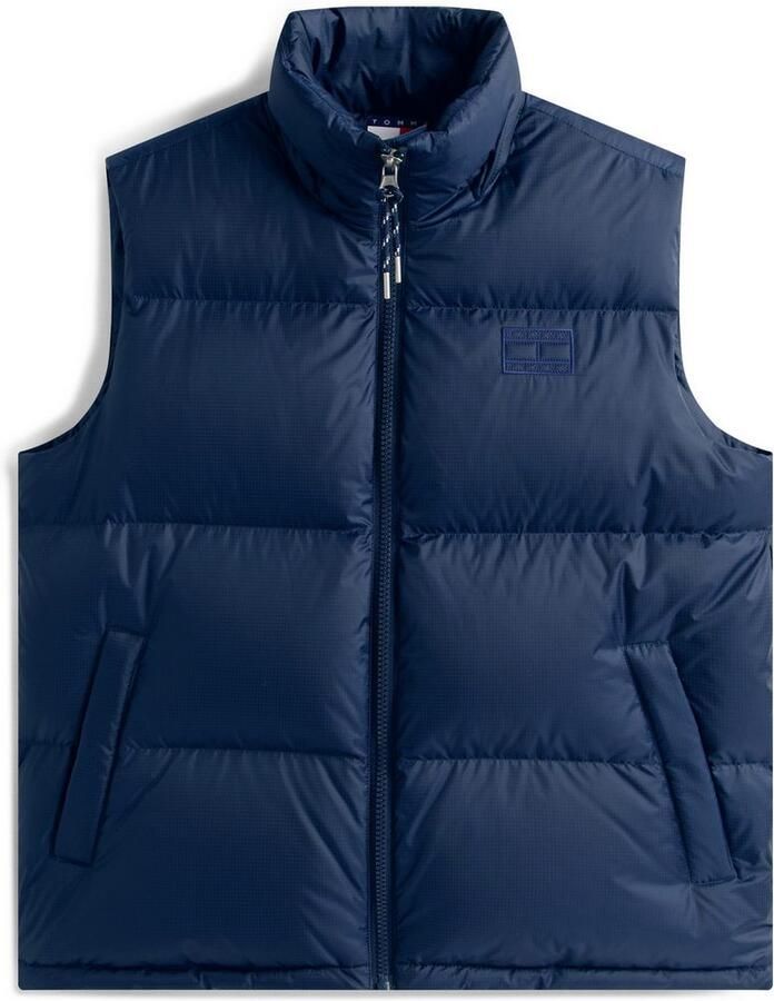 TOMMY JEANS Bodywarmer ALASKA DOWN VEST Regular fit met afneembare capuchon