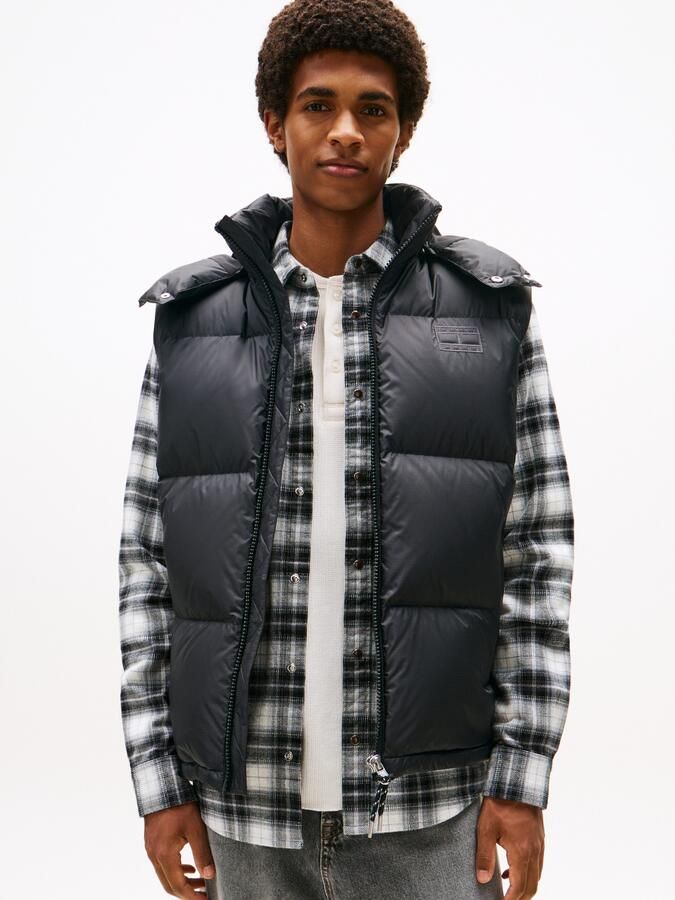 TOMMY JEANS Bodywarmer ALASKA DOWN VEST Regular fit met afneembare capuchon - Foto 5