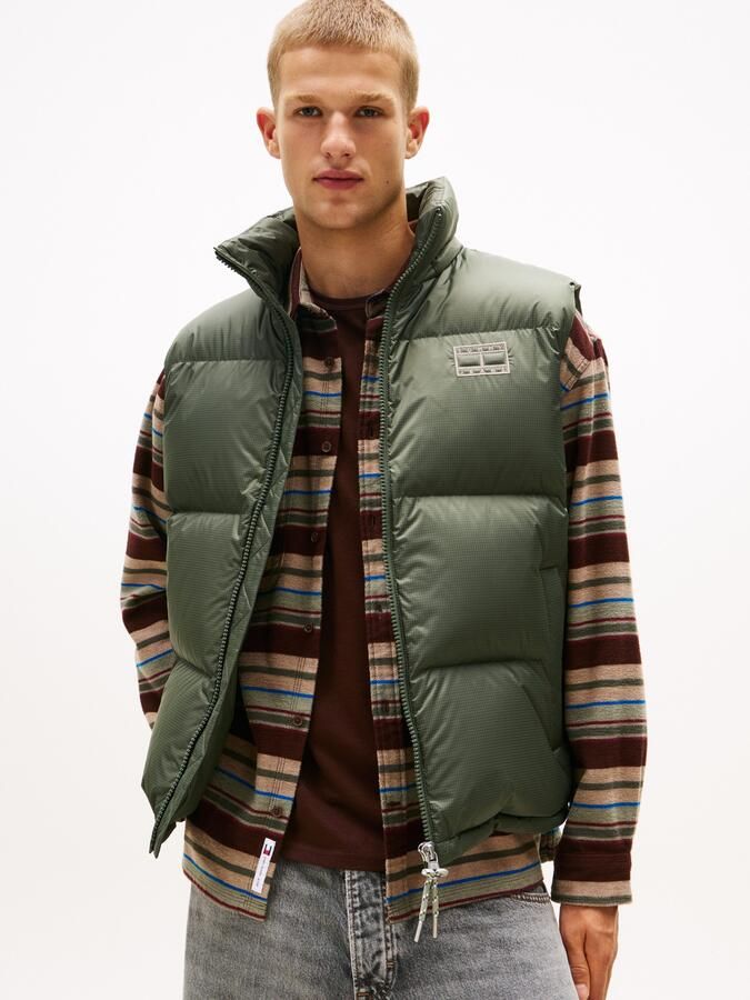 TOMMY JEANS Bodywarmer ALASKA DOWN VEST Regular fit met afneembare capuchon - Foto 4