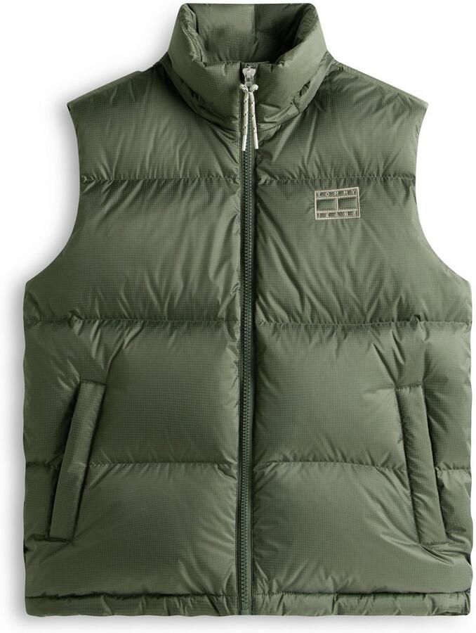 TOMMY JEANS Bodywarmer ALASKA DOWN VEST Regular fit met afneembare capuchon