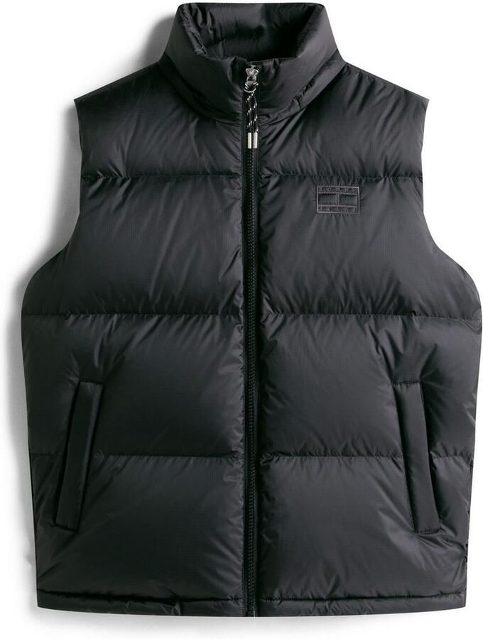 TOMMY JEANS Bodywarmer ALASKA DOWN VEST Regular fit met afneembare capuchon