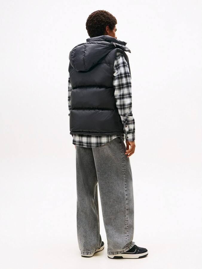 TOMMY JEANS Bodywarmer ALASKA DOWN VEST Regular fit met afneembare capuchon - Foto 4
