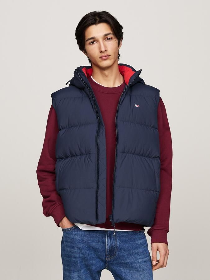 TOMMY JEANS Bodywarmer TJM ESSENTIAL DOWN VEST EXT afneembare capuchon met trekkoord - Foto 5