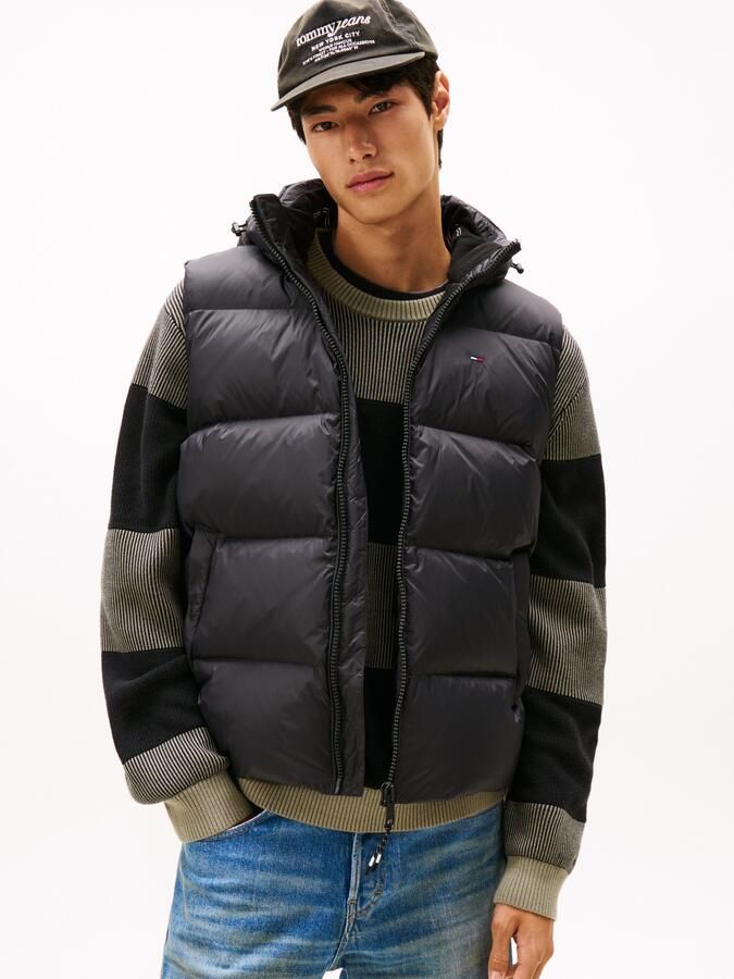 TOMMY JEANS Bodywarmer TJM ESSENTIAL DOWN VEST EXT afneembare capuchon met trekkoord - Foto 7