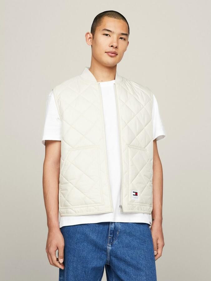 TOMMY JEANS Bodywarmer TJM REG ENTRY VEST met modieus ruitpatroon - Foto 3