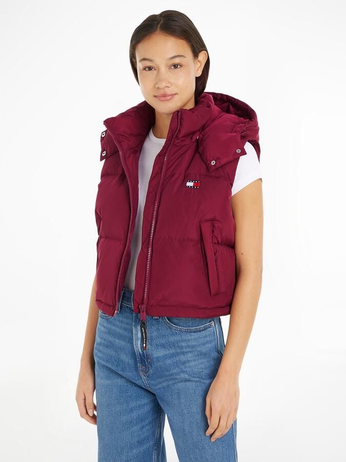 TOMMY JEANS Bodywarmer TJW CRP ALASKA PUFFER VEST in modieuze cropped vorm puffer - Foto 6