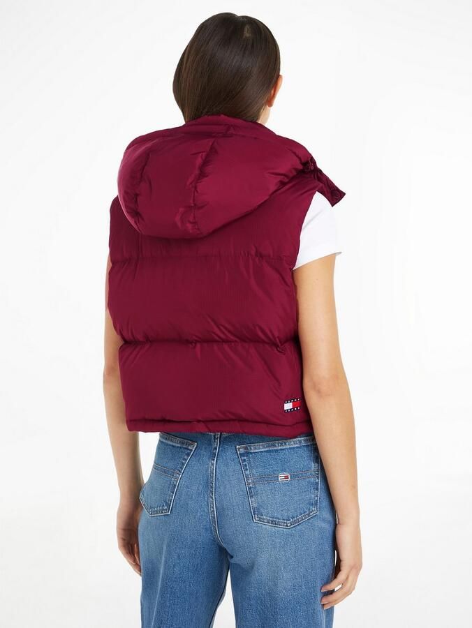 TOMMY JEANS Bodywarmer TJW CRP ALASKA PUFFER VEST in modieuze cropped vorm puffer - Foto 3