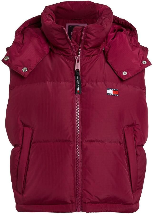 TOMMY JEANS Bodywarmer TJW CRP ALASKA PUFFER VEST in modieuze cropped vorm puffer - Foto 4
