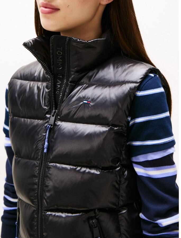 TOMMY JEANS Bodywarmer TJW SLIM ZIP PRINT DOWN VEST